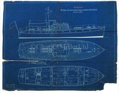 Lot 279 - A BUILDER'S MODEL FOR THE TWIN SCREW MOTOR...