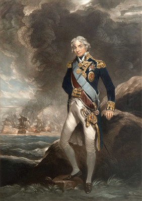 Lot 65 - AFTER JOHN HOPPNER: 'LORD NELSON',<br/>engraved by...