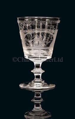 Lot 133 - A FINELY ETCHED 19TH-CENTURY SUNDERLAND...