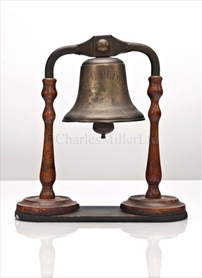 Lot 230 - THE BRIDGE BELL FROM THE SAILING SHIP SAMUEL...