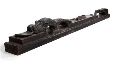 Lot 143 - A LARGE AND FINELY CARVED FRUITWOOD PORTUGESE ...