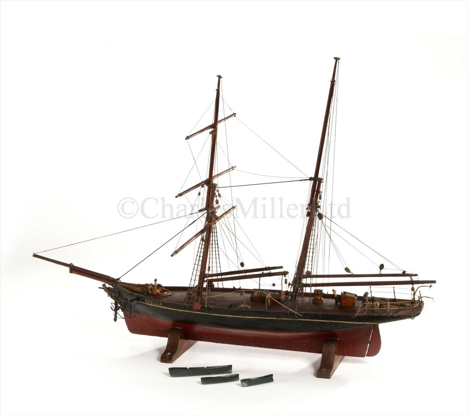 Lot 273 - AN ATTRACTIVE 19TH-CENTURY SAILOR'S MODEL OF...