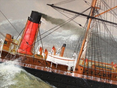 Lot 25 - JOSEPH SEMPLE (IRISH, FL. 1863-78)<br/>The Cunard...