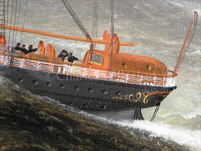 Lot 25 - JOSEPH SEMPLE (IRISH, FL. 1863-78)<br/>The Cunard...