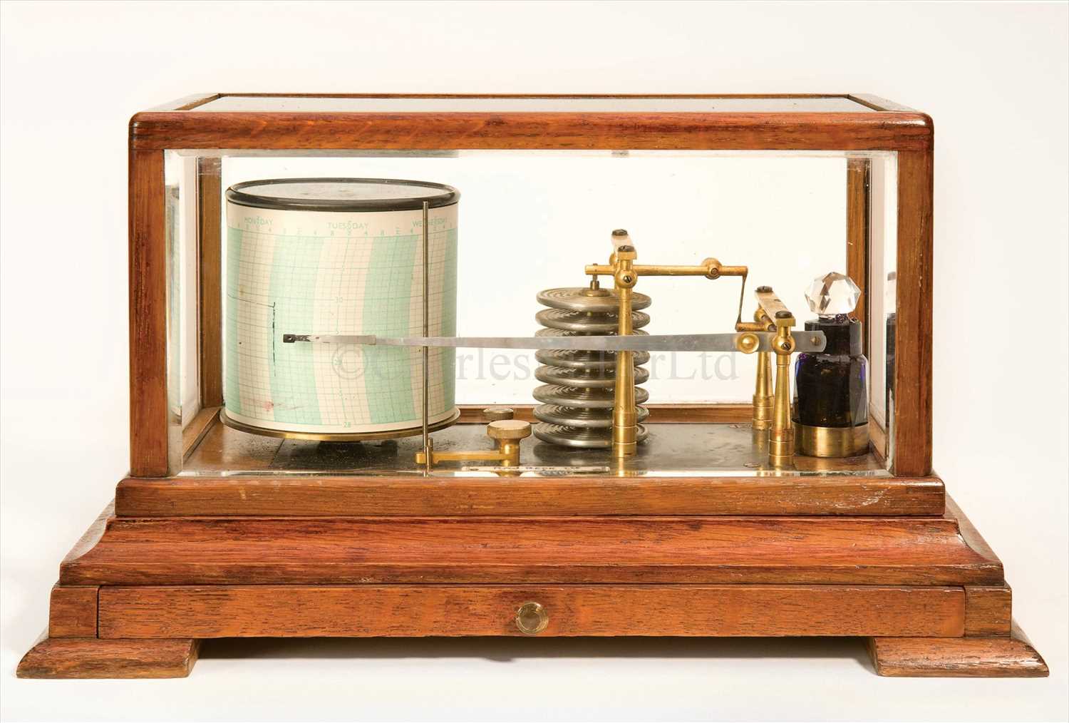 Lot 133 - AN EARLY 20TH-CENTURY BAROGRAPH BY R & J BECK...