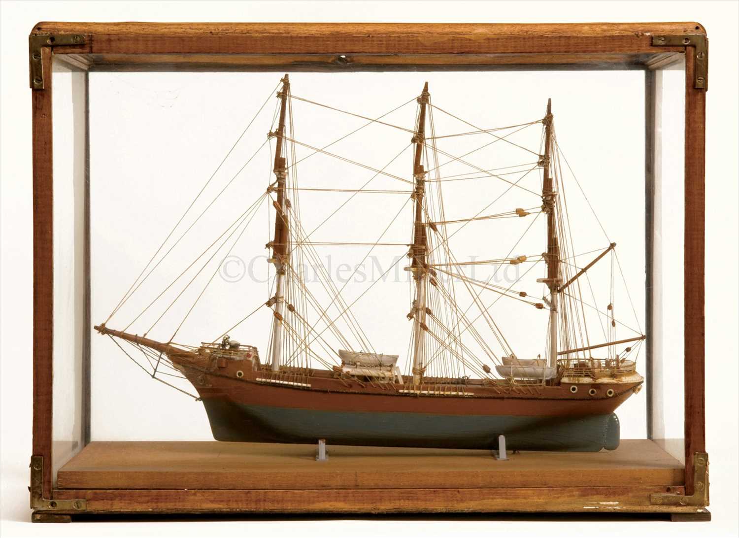 Lot 143 - A 19TH-CENTURY SAILOR'S MODEL OF A...