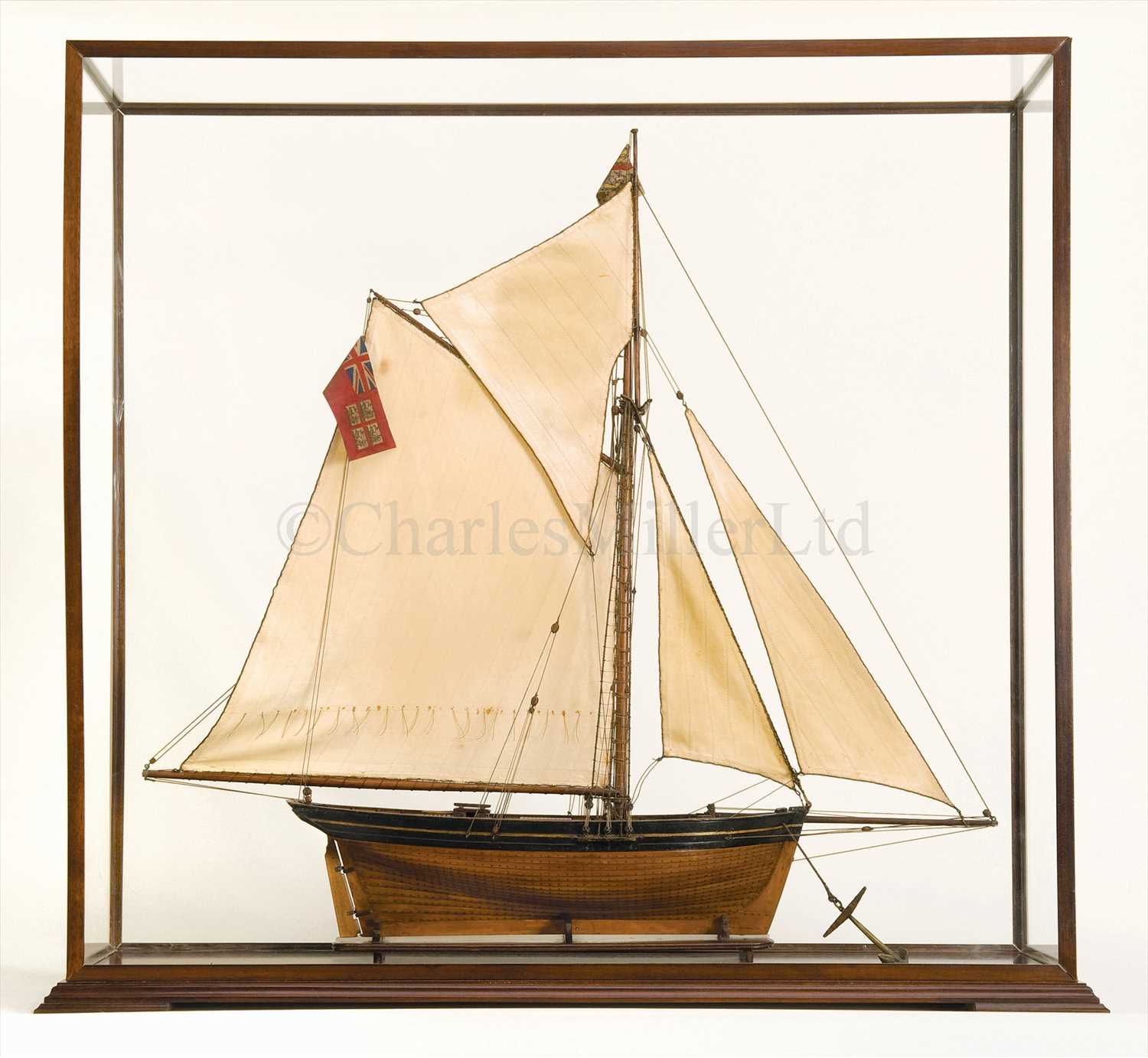 Lot 163 - AN EARLY 19TH-CENTURY PROBABLY DOCKYARD MODEL...