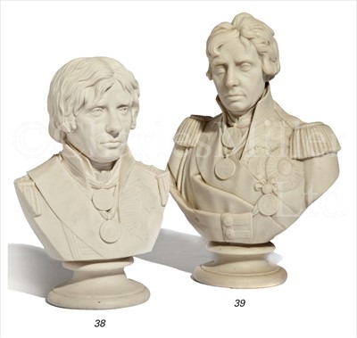 Lot 39 - A 19TH-CENTURY COPELAND BUST OF LORD...