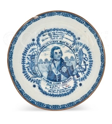 Lot 72 - A COMMEMORATIVE PEARLWARE BOWL, CIRCA...