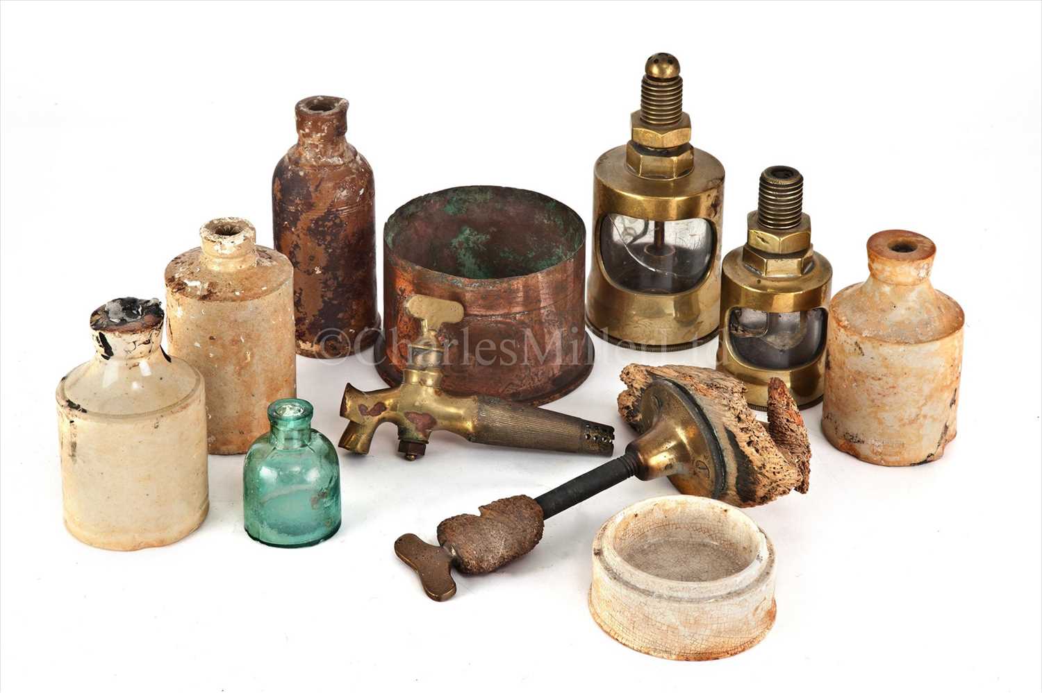 Lot 138 - A COLLECTION OF WRECK-RECOVERED...