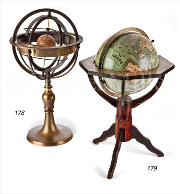 Lot 178 - A REPRODUCTION ARMILLARY SPHERE <br/>constructed...