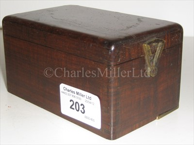 Lot 203 - A LATE 18TH-CENTURY PORTABLE TRUNK-TYPE...