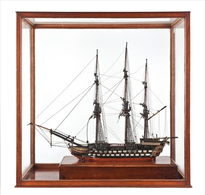 Lot 240 - A 19TH-CENTURY SAILOR'S MODEL OF A...