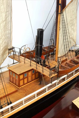 Lot 275 - BUILDER'S MODEL OF THE COASTAL CARGO SHIP...