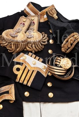 Lot 98 - A CAPTAIN'S FULL DRESS UNIFORM FOR THE ROYAL...