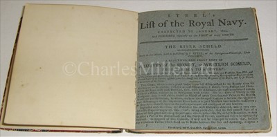 Lot 25 - 'STEEL'S LIST OF THE ROYAL NAVY, CORRECTED TO...