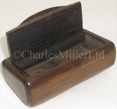 Lot 41 - THE ROYAL GEORGE, 1782<br/>a snuff box made of oak...