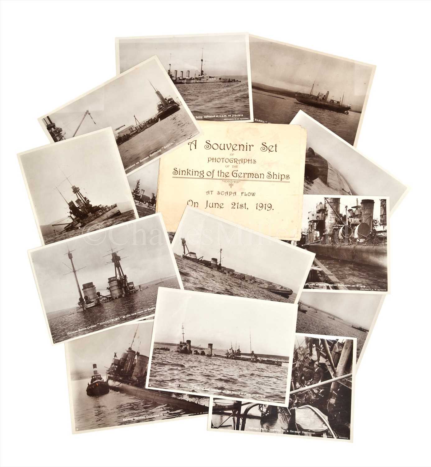 Lot 64 - A SET OF PHOTOGRAPHS COMMEMORATING THE...
