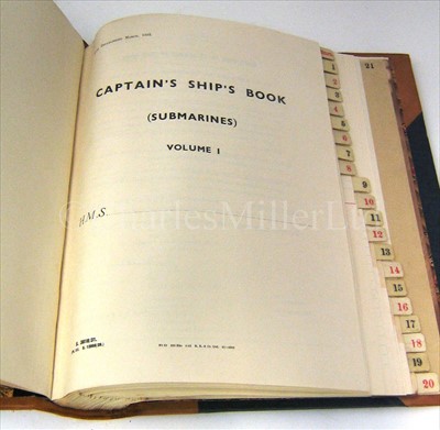 Lot 65 - AN UN-ISSUED R.N. SUBMARINE 'SHIP'S BOOK',...