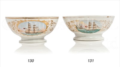 Lot 130 - A 19TH-CENTURY 'ELSINORE' BOWL<br/>of typical...