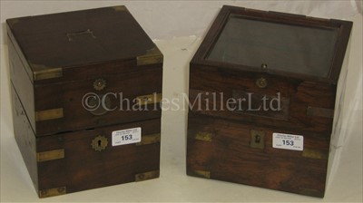 Lot 153 - FIVE ASSORTED CHRONOMETER BOXES<br/>comprising two...