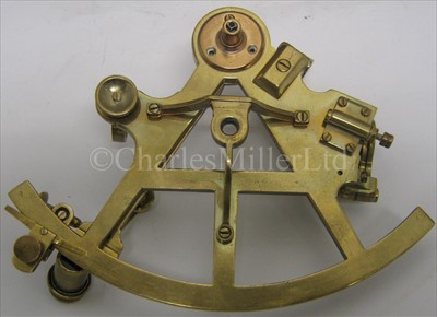 Lot 190 - A 4¼IN. RADIUS VERNIER SEXTANT BY WILLIAM...