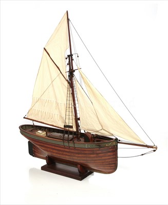 Lot 227 - AN ATTRACTIVE LATE 19TH-CENTURY SAILING MODEL...