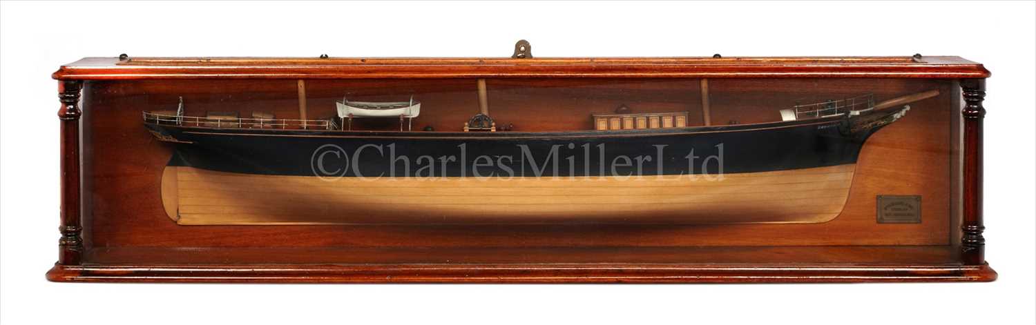 Lot 254 - A HALF-BLOCK BUILDER'S MODEL FOR THE IRON...