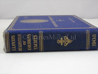 Lot 160 - LLOYD'S REGISTER OF AMERICAN YACHTS<br/>one...