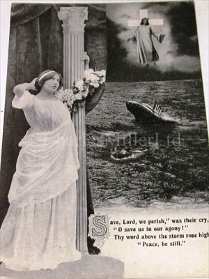 Lot 184 - R.M.S. TITANIC: COMMEMORATIVE POSTCARDS<br/>six...