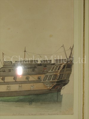 Lot 31 - ANGE JOSEPH ANTOINE ROUX (1765-1835)<br/>A warship...