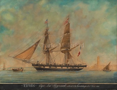 Lot 46 - MATHIEU-ANTOINE ROUX (1799-1872)<br/>The brig...
