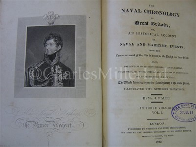 Lot 64 - Ralfe, J., The Naval Chronology of Great...