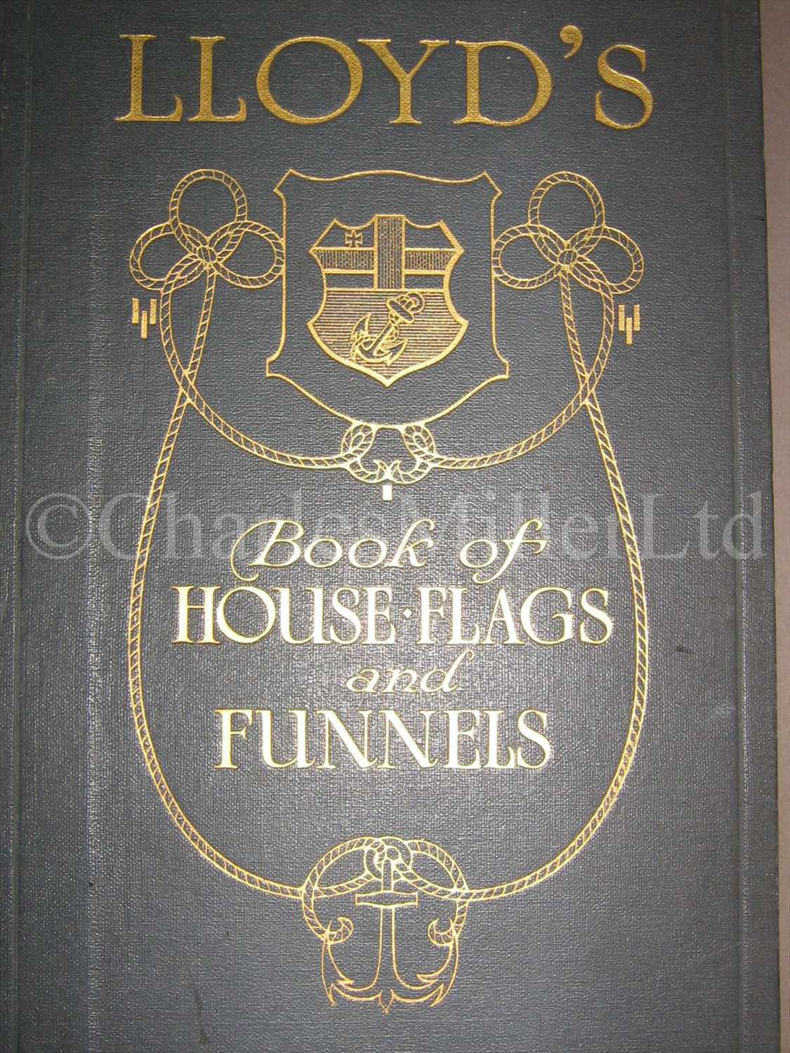 Lot 67 - Lloyd's Book of House Flags & Funnels of the...