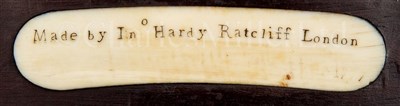 Lot 213 - A 14½IN. RADIUS MAHOGANY VERNIER OCTANT BY...