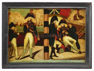 Lot 85 - AN EARLY 19TH-CENTURY COMMEMORATIVE NELSON...