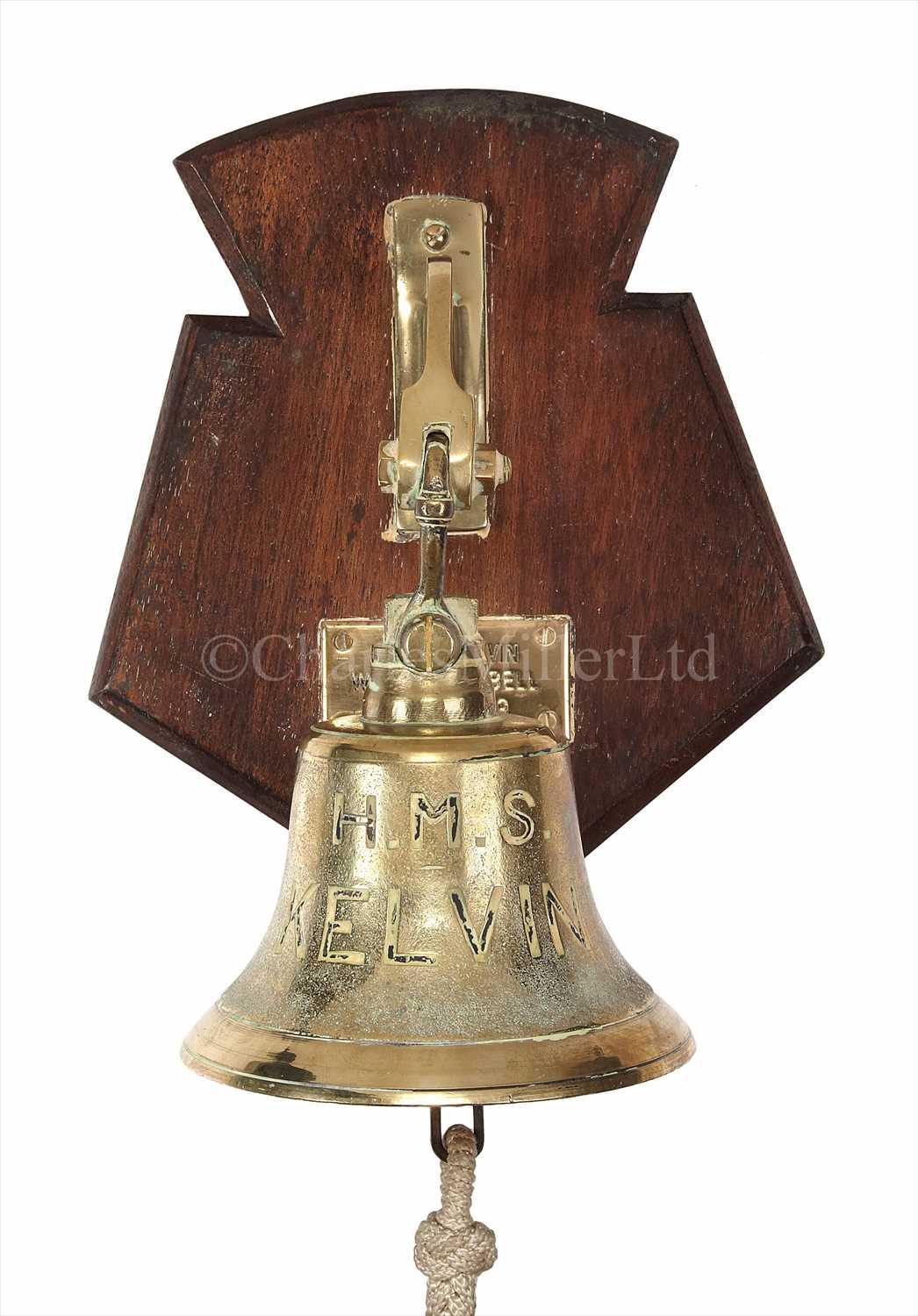 Lot 117 - THE OFFICERS' WARDROOM BELL FROM H.M.S....