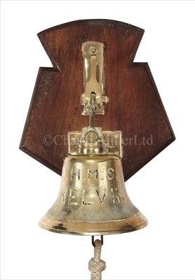 Lot 117 - THE OFFICERS' WARDROOM BELL FROM H.M.S....