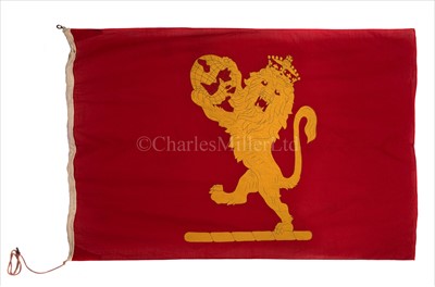 Lot 158 - A CUNARD HOUSE FLAG<br/>stitched on both sides...