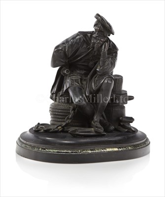 Lot 187 - A LATE 19TH-CENTURY FRENCH BRONZE FIGURE OF...