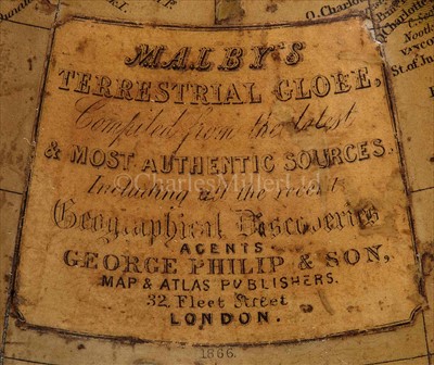 Lot 219 - MALBY: LONDON, 1866: A 12IN. TERRESTRIAL...