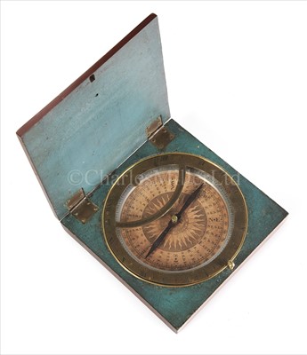 Lot 223 - AN 18TH-CENTURY POCKET COMPASS BY G. ADAMS,...