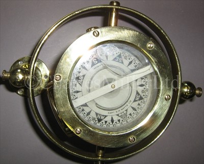 Lot 230 - A 20TH-CENTURY "TELL-TALE" COMPASS BY...