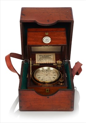 Lot 249 - A TWO-DAY MARINE CHRONOMETER BY J.A. SECKL &...