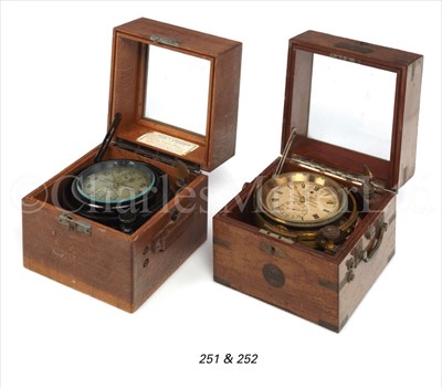 Lot 251 - A TWO-DAY MARINE CHRONOMETER BY WEMPE,...