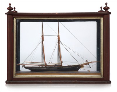 Lot 276 - AN ATTRACTIVE 19TH-CENTURY SAILOR'S WATERLINE...