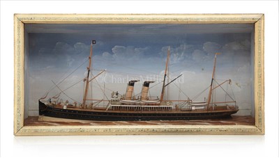 Lot 281 - A 19TH-CENTURY WATERLINE MODEL OF THE...