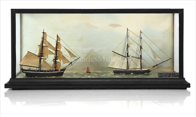 Lot 282 - A WELL-PRESENTED, POSSIBLY SAILOR'S DIORAMA...