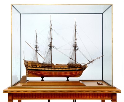 Lot 288 - A FINE 1:48 SCALE FULLY RIGGED, PLANKED AND...