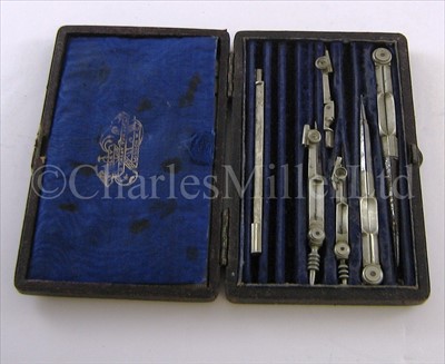 Lot 252 - A LATE 19TH-CENTURY DRAWING SET<br/>unsigned, the...